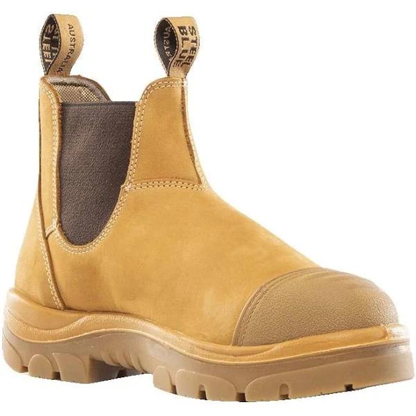 Steel Blue Hobart Scuff Safety Boot (312601) Wheat / 10.5 AU/UK