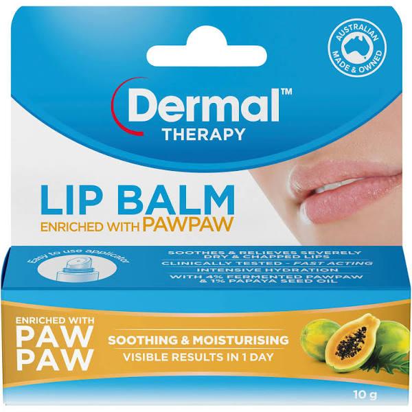 Dermal Therapy Lip Balm With Pawpaw 10g