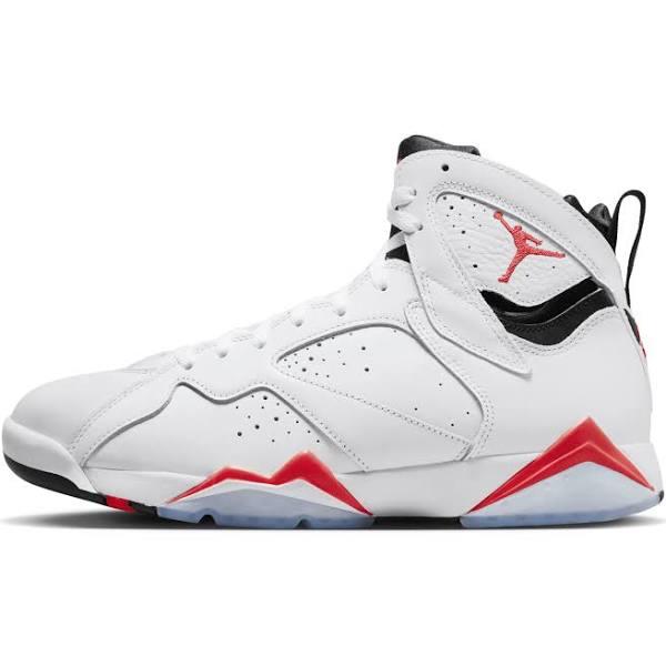 Air Jordan 7 Retro Sneakers White / Crimson / Black - US 7.5