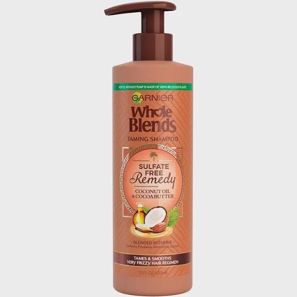 Garnier Whole Blends Sulfate Free Remedy Frizz Control Daily Shampoo