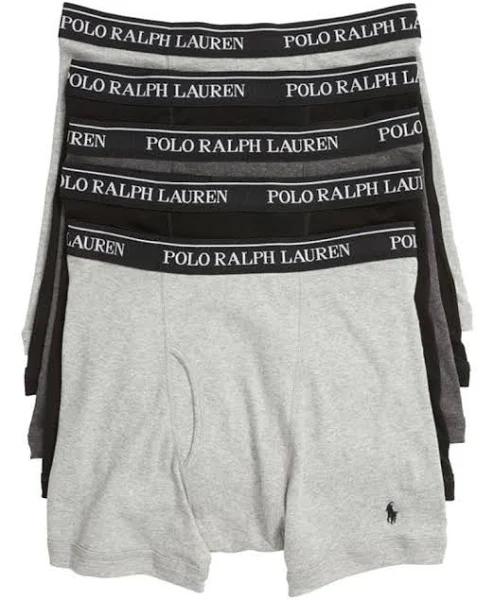 Polo Ralph Lauren Underwear 5 Pack Classic Fit Boxer Briefs