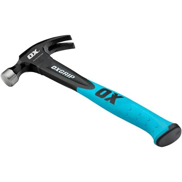 Ox Trade 20oz Fibreglass Handle Claw Hammer OX-T081220 by Total Tools