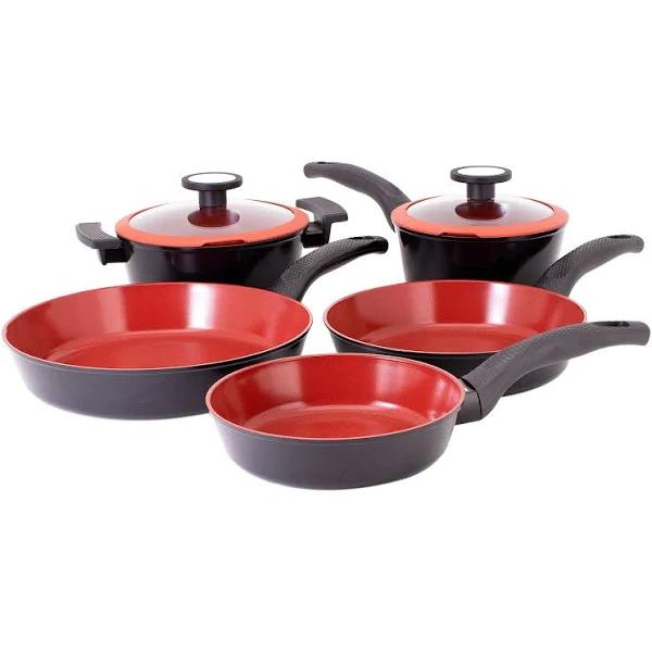 Neoflam De Chef Set of 5 + Bonus Pan Protector Pack