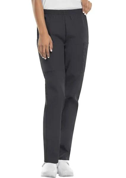 Cherokee Workwear Scrubs Women's Tall Elastic Utility Pants - S - Pewter