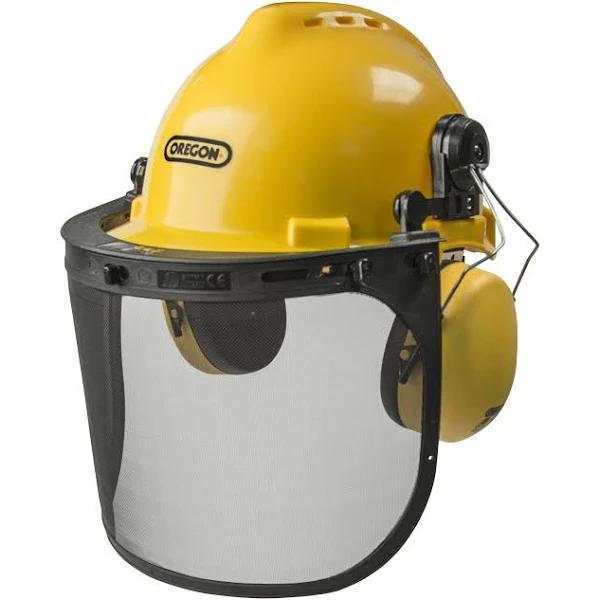 Oregon 563474 Chainsaw Safety Protective Helmet With Visor Combo Set