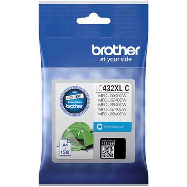 Brother LC-432XLC Cyan Ink Cartridge