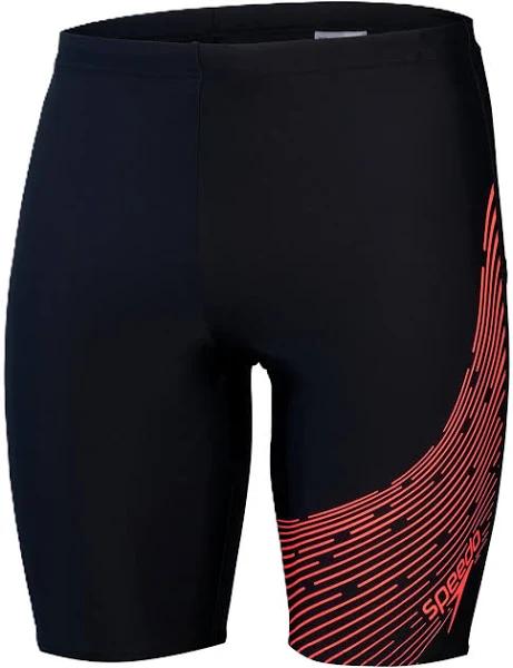 Speedo Mens Medley Logo Jammer Black AU 20 / GB 40