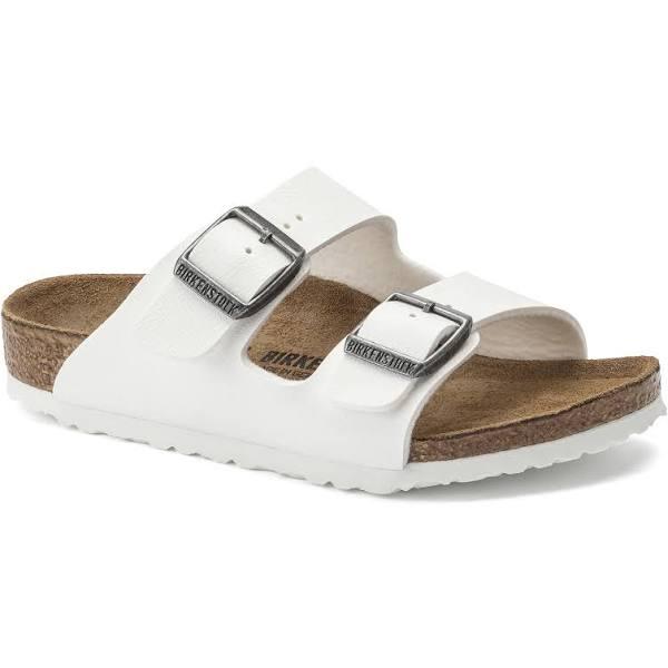 Birkenstock Kids Arizona Birko-Flor White Sandals