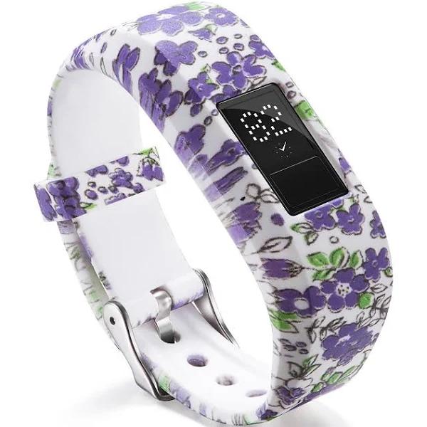 Garmin Vivofit Jr Fun Silicone Purple Floral