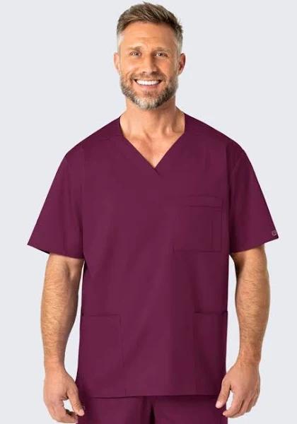 103 WonderWORK Men's Multi-pocket Scrub Top