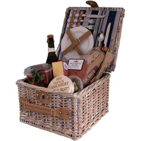 Avanti Picnic Basket Hampton Stripe Two Person