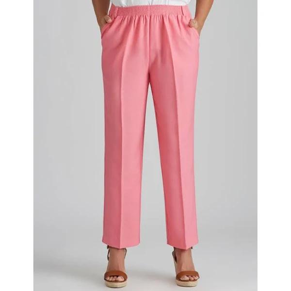 Millers Essential Short Length Pants - Size 18 - Womens - Mid Pink Melange