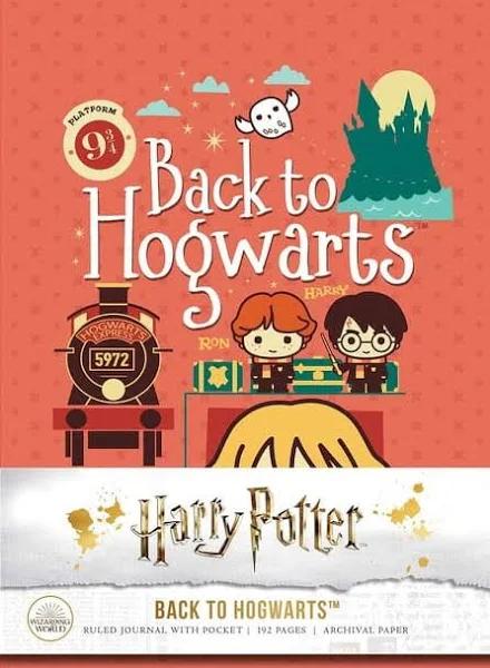 Harry Potter: Back to Hogwarts Hardcover Ruled Journal