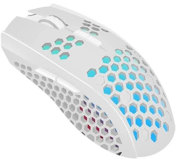 Gorilla Gaming Hex RGB Wired Mouse - White - PC Games