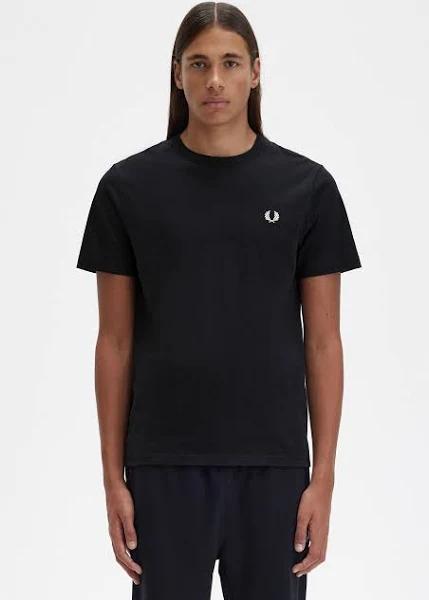 Fred Perry Men's Logo T-Shirt in Black, Size XS | End Clothing