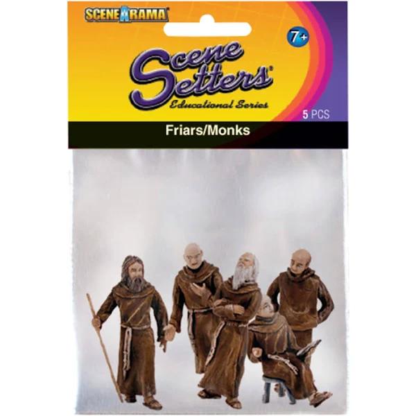 Woodland Scenics Scene Setters Figurines-Friars/Monks 5/Pkg