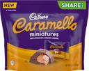 Cadbury Caramello Miniatures Milk Chocolate and Caramel Candy Bars, in