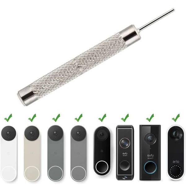 Doorbell Removal Pin Release Key Security Tool Replacement - Remove Video Doorbell from Mount (Compatible with Nest Video Doorbell, Arlo Video