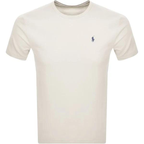 Polo Ralph Lauren Icon Logo T-Shirt in cream-White