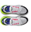 Nike Air Max 270 Womens White Volt Siren Red Shoes - Size 10 - White/volt/light ultramarine/siren Red