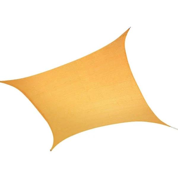 Mountview - Sun Shade Sail Cloth Canopy Rectangle Outdoor Awning Cover - Beige - 3x3m