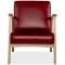 Den Leather Armchair Burgundy by Freedom