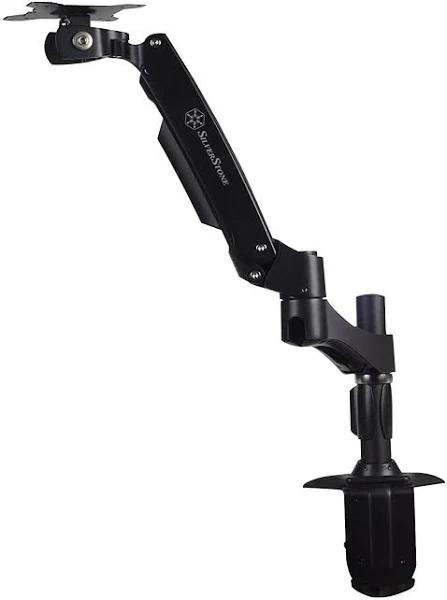 Silverstone ARM11BC Arm One Single LCD Interactive Monitor Mount, Black