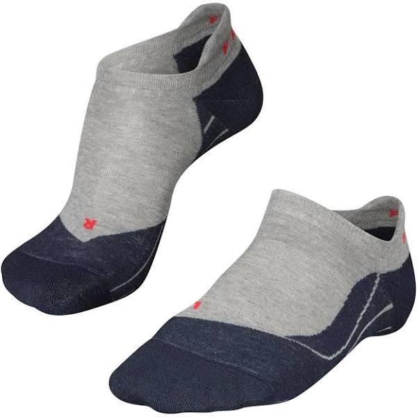 Falke Grey Running 4 Medium Invisible No Show Socks