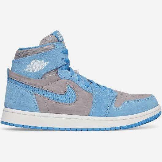 Air Jordan 1 Zoom Air CMFT 2 Sneakers Cement Grey / University Blue - US 9.5