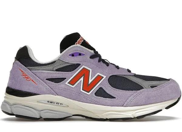 New Balance Men's Made in USA 990v3 Raw Amethyst/Nb Navy - Size 6