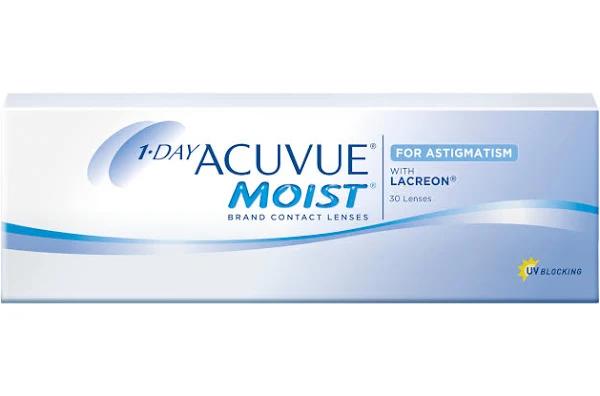 Johnson and Johnson Vision 1-Day Acuvue Moist For Astigmatism 30, Size: