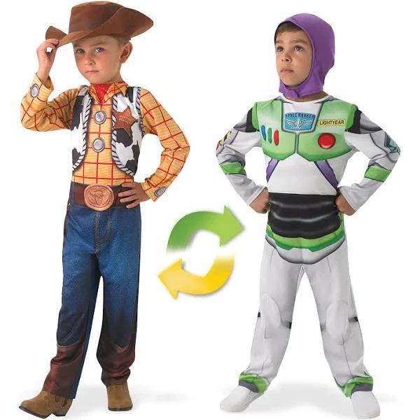 Woody to Buzz Lightyear Deluxe Reversible Costume