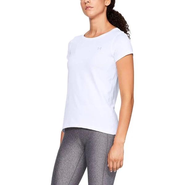 Under Armour HeatGear Short Sleeve T-Shirt White Women - S