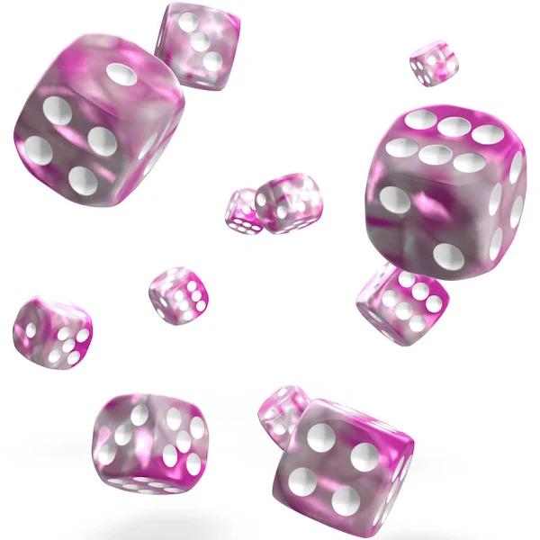 Oakie Doakie Dice D6 12mm GemiDice Magnolia (36)