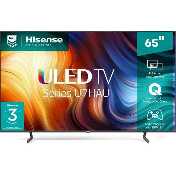 Hisense 65U7HAU 65 Inch 4K Smart ULED TV