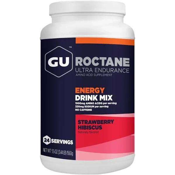 GU Roctane Energy Drink - 24 Serve - Strawberry Hibiscus