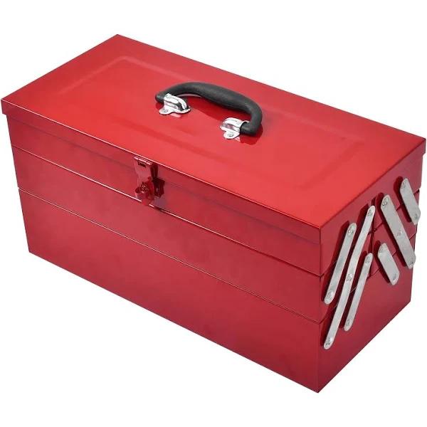 Craftright 460mm 5 Tray Powdercoated Metal Tool Box