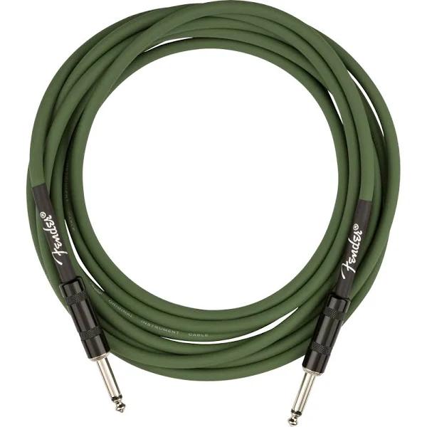 Fender Joe Strummer Pro 13' Instrument Cable, Drab Green