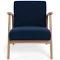 Den Velvet Armchair Ink by Freedom