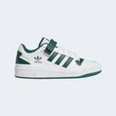 Adidas Originals Forum Low Sneakers in White and Collegiate Green