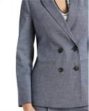 David Lawrence malabar Linen Blazer in Chambray Blue 16