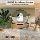 Indoor Pan/Tilt Smart Security Camera, 3MP HD Camera