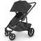 UPPAbaby Cruz V2 Pram - Black / Carbon / Black Leather (Jake)