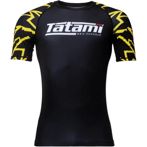 Tatami Recharge Rash Guard Yellow Bolt S