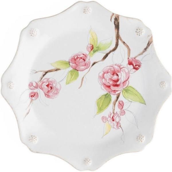 JULISKA Floral Sketch Camellia Dessert/Salad Plate 22cm