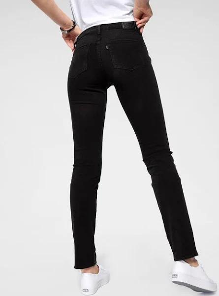 Levi ́s 312 Shaping Slim Jeans Black 32 / 32 Woman