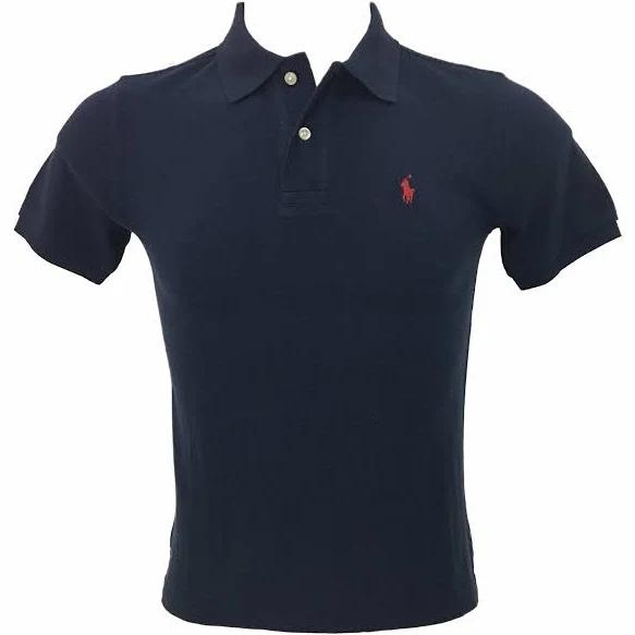 Polo Ralph Lauren Youth Solid Mesh Polo - French Navy Size Small - AfterPay & zipPay Available