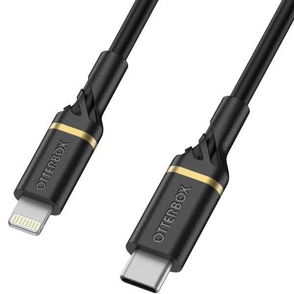 OtterBox Lightning to USB-C Fast Charge Cable 2m - Black Shimmer