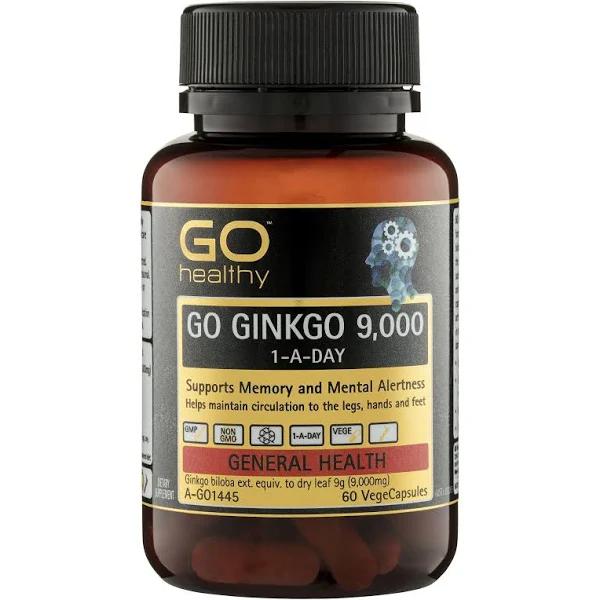 Go Healthy Ginkgo 9000 60 Capsules