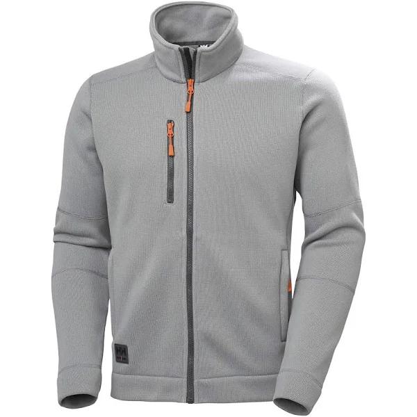 Helly Hansen Workwear 72250 Kensington Knit Fleece Jacket Mid Grey XS